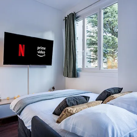 Apartment Evasion Lyonnaise Lumiere Et Confort *